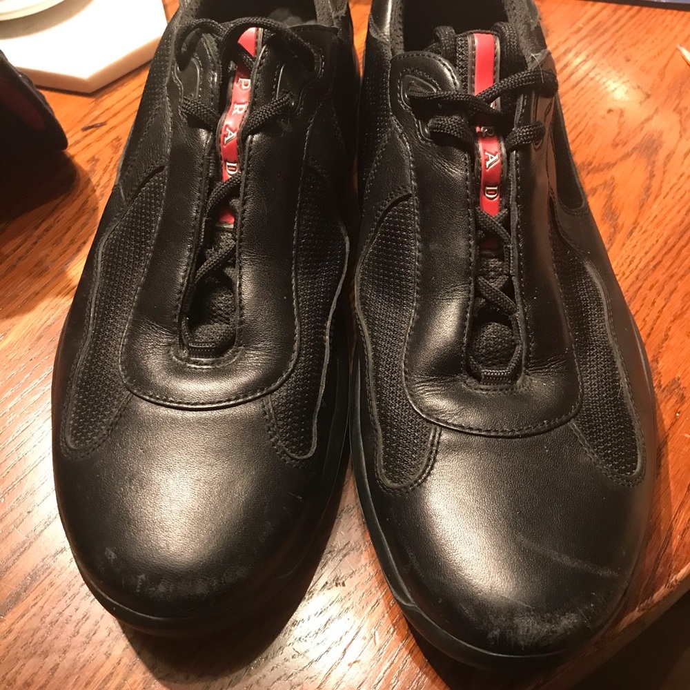 Prada Leather Sneakers